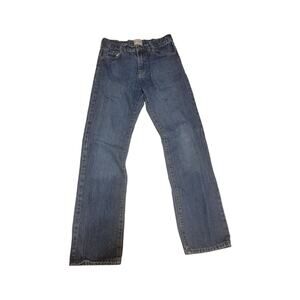 The Childrens Place Jeans Boys Size 14 Straight Leg Dark Denim Adjustable Waist